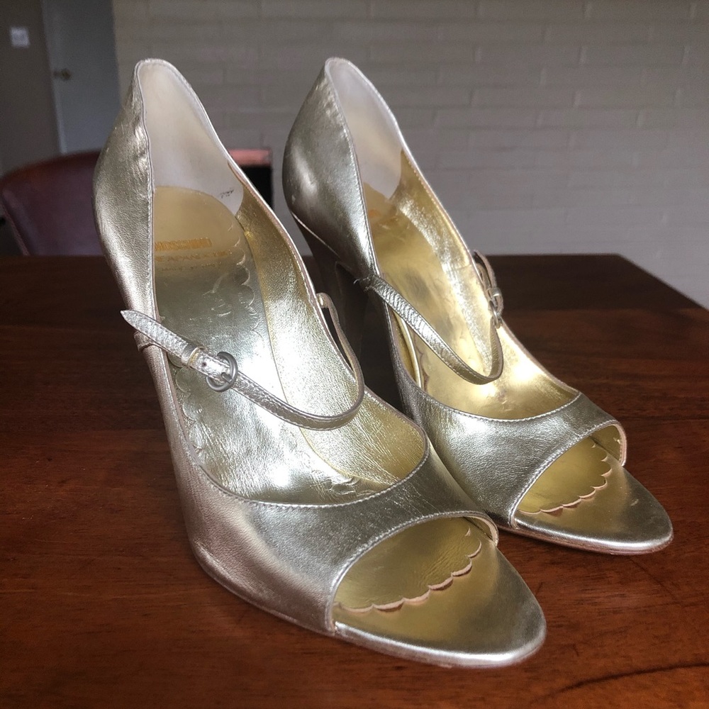 MOSCHINO GOLD MARYJANE